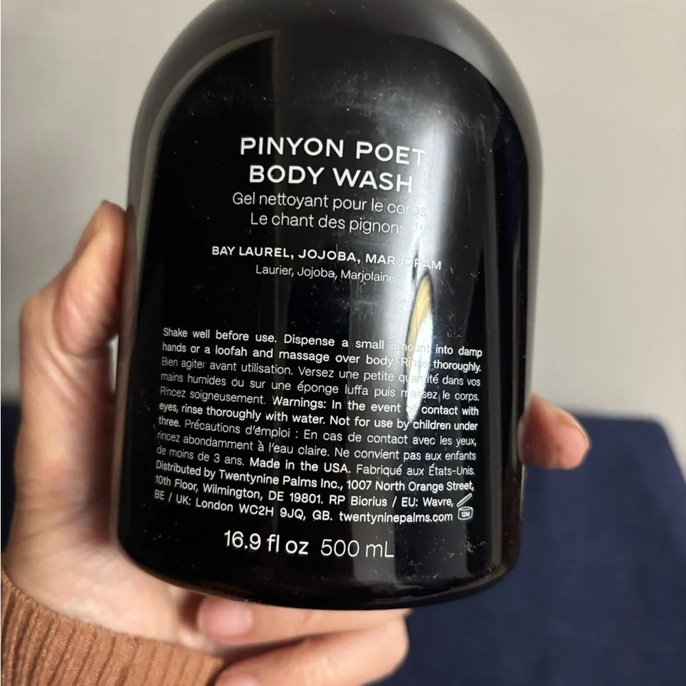 Twentynine Palms Body Wash Pinyon Poet NEW 16.9 Fl Oz Fragrant Made in USA